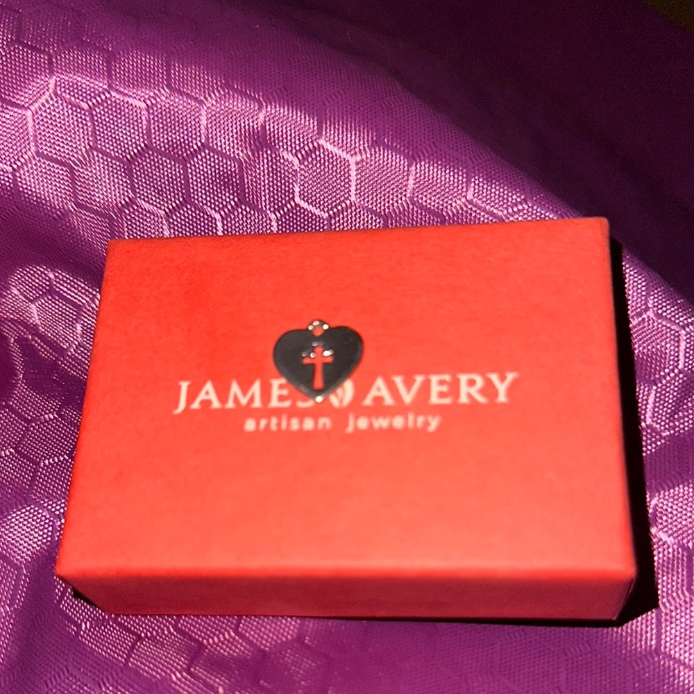 James Avery Crosslet Heart Charm